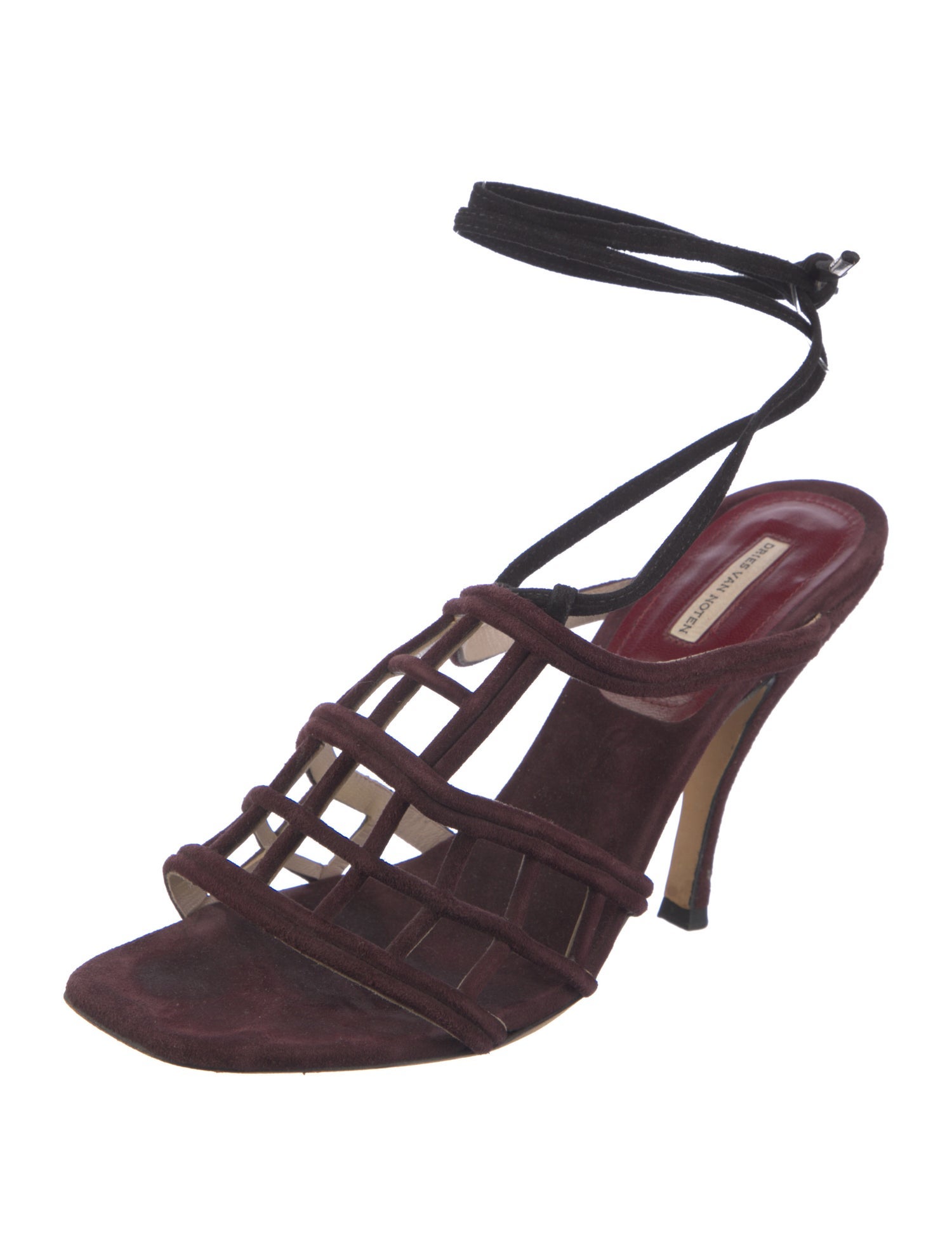 Dries Van Noten Suede Gladiator Sandals
