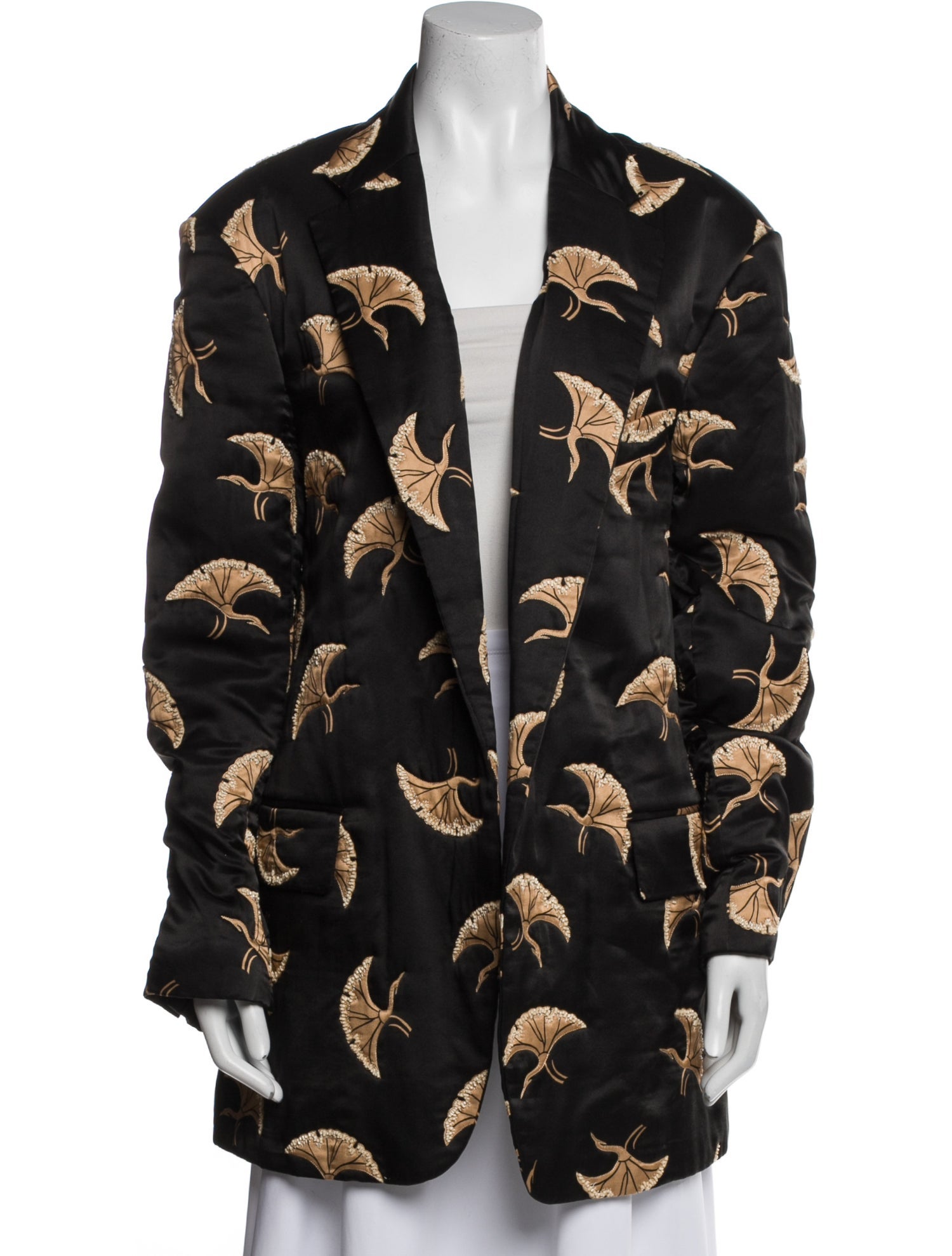 Dries Van Noten Silk Printed Jacket