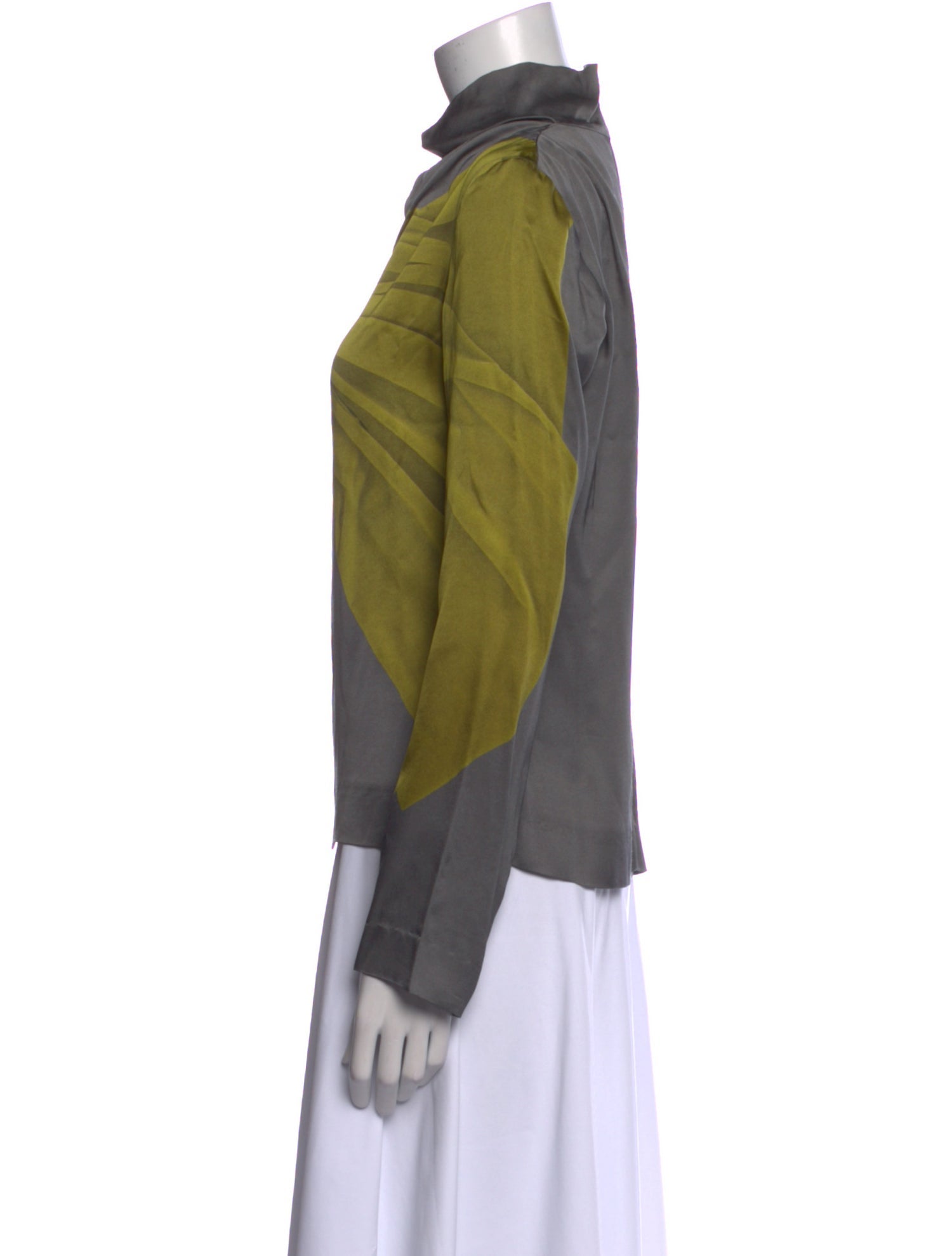 Dries Van Noten Cowl Neck Long Sleeve Sweatshirt