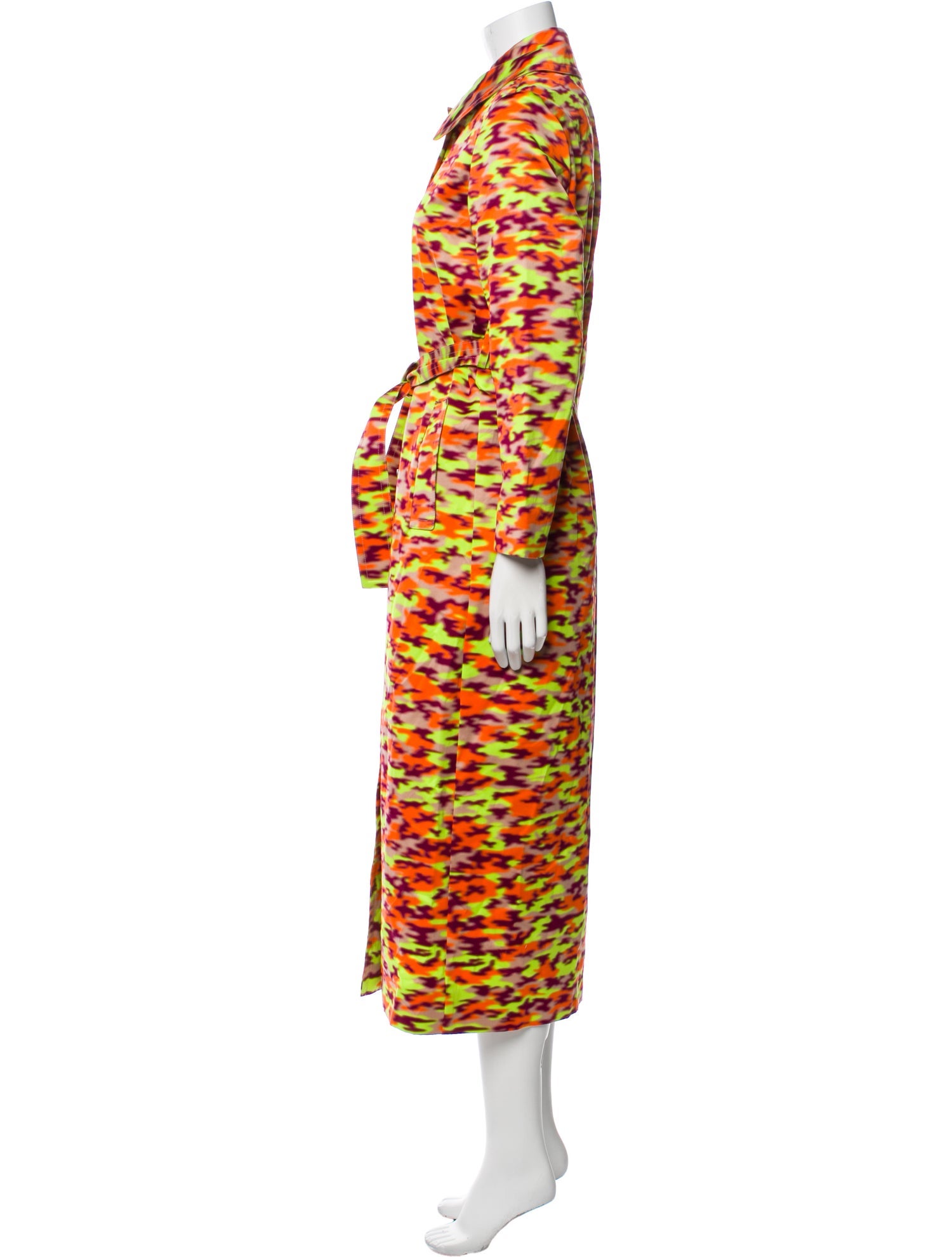 Dries Van Noten Printed Trench Coat w/ Tags