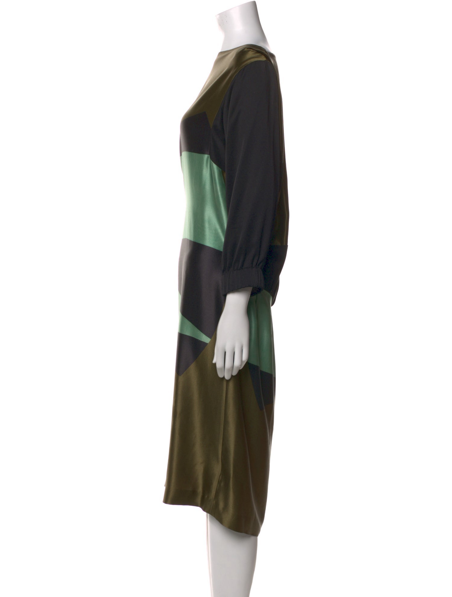 Dries Van Noten Silk Midi Length Dress