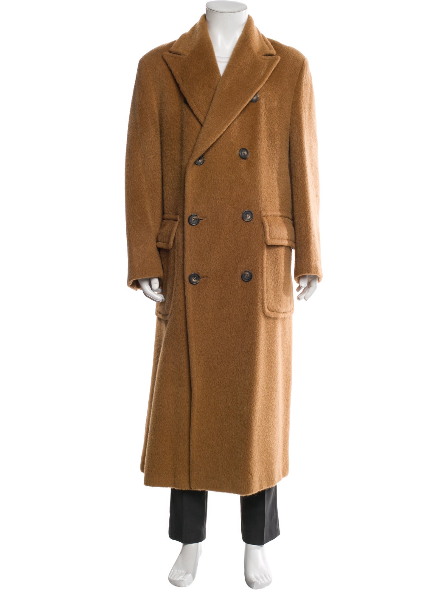 Dries Van Noten Mohair Overcoat