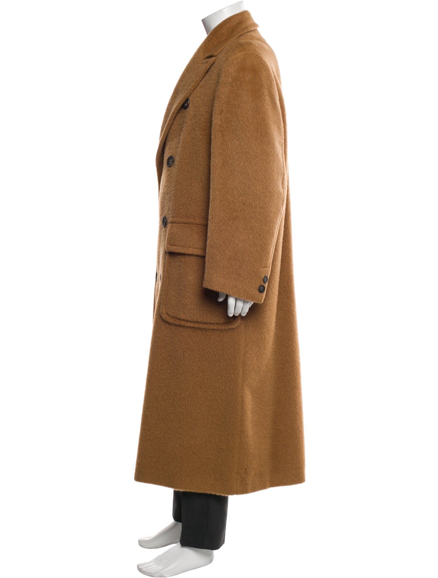 Dries Van Noten Mohair Overcoat