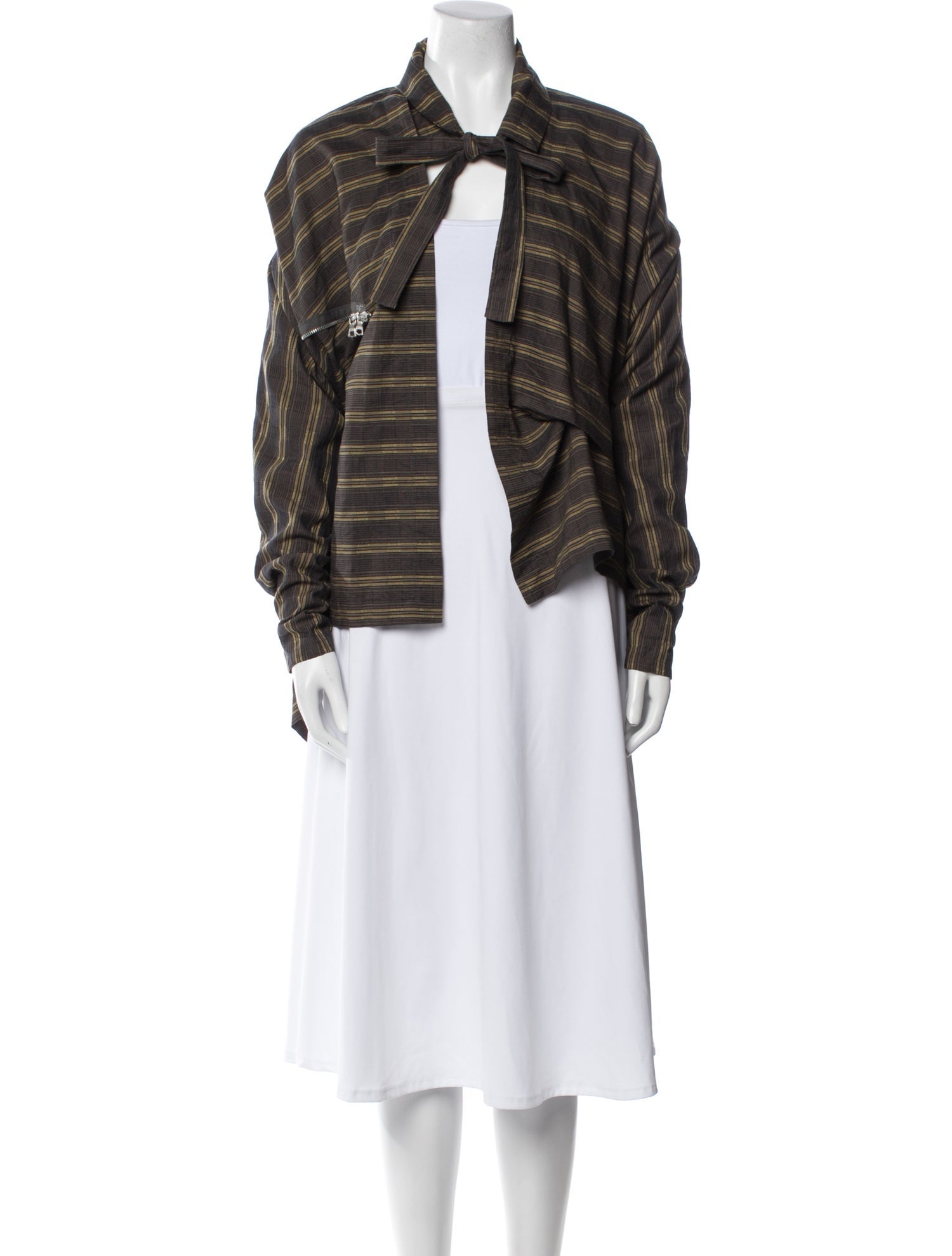 Dries Van Noten Plaid Print Jacket