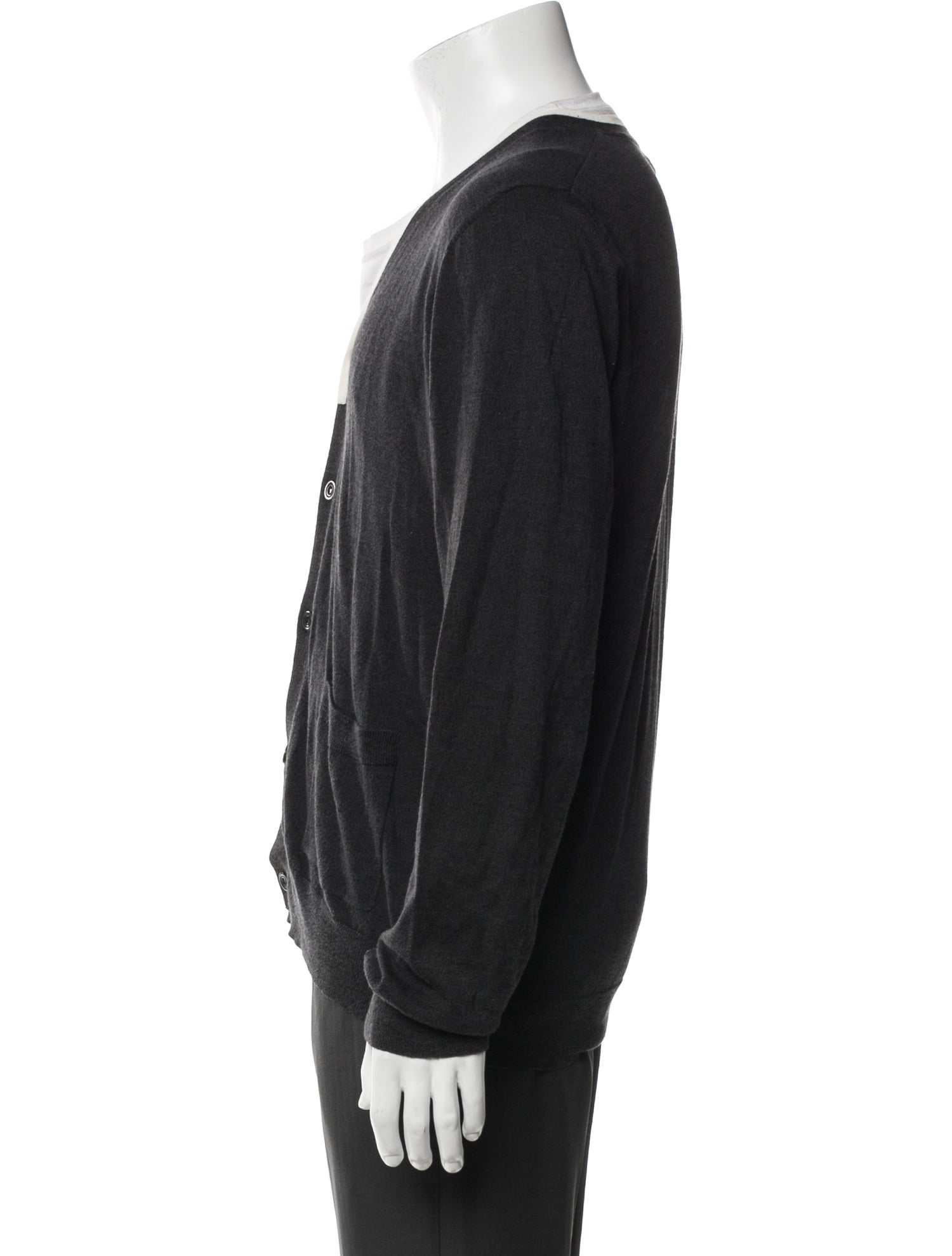 Dries Van Noten V-Neck Long Sleeve Cardigan