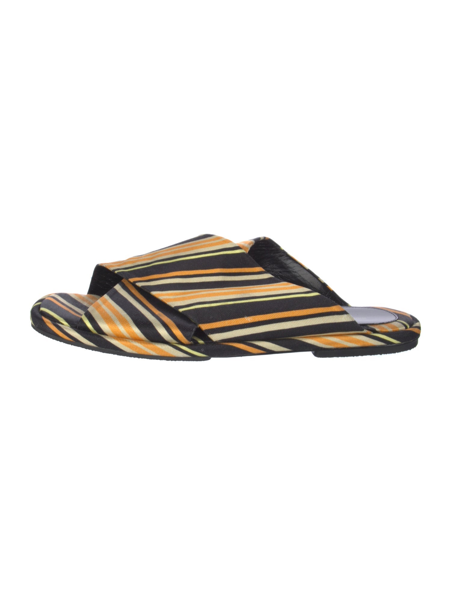 Dries Van Noten Striped Slides