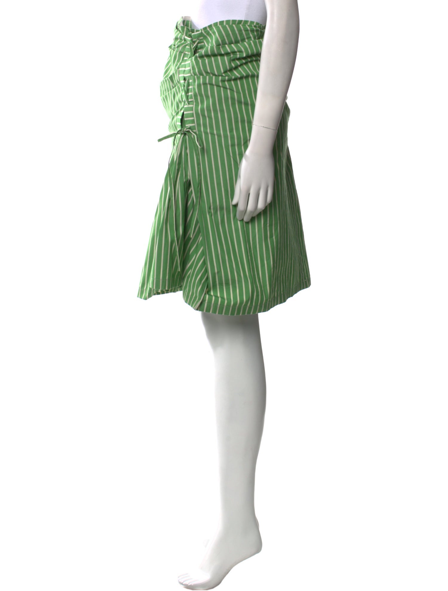 Dries Van Noten Striped Knee-Length Skirt