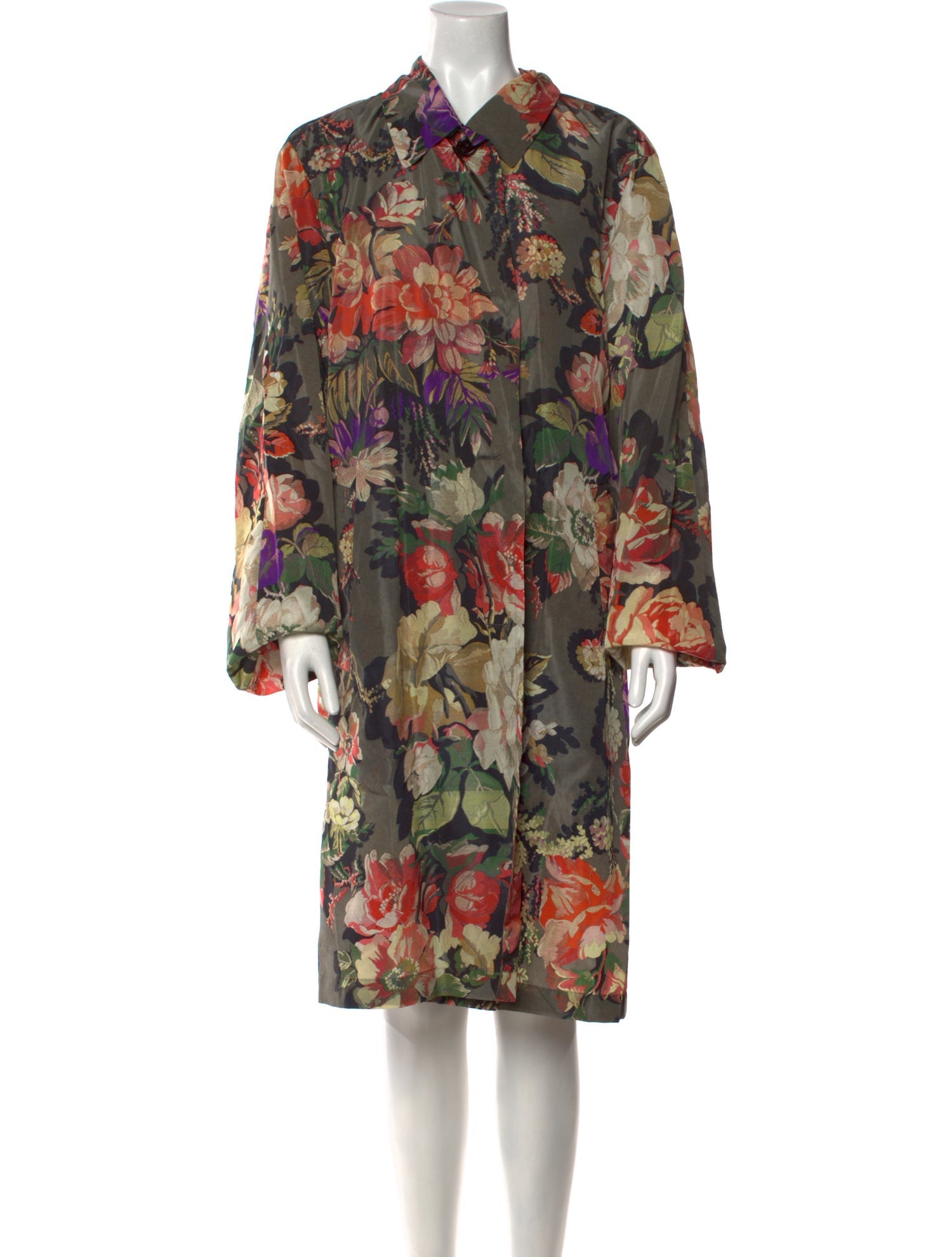 Dries Van Noten Floral Print Knee-Length Dress w/ Tags