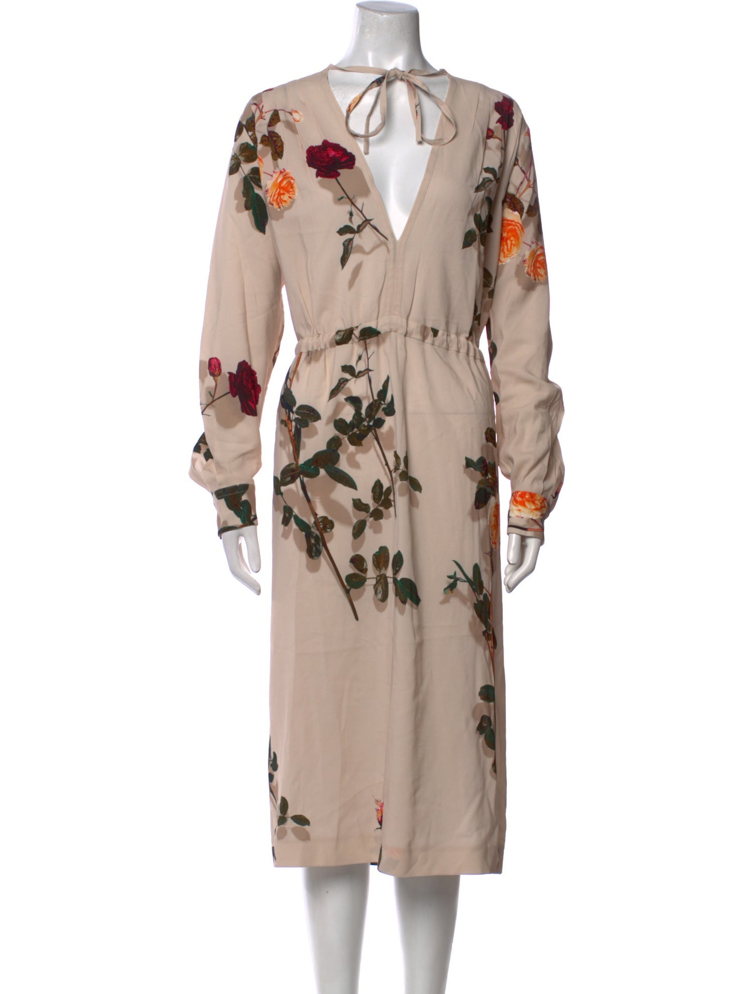 Dries Van Noten Printed Midi Length Dress