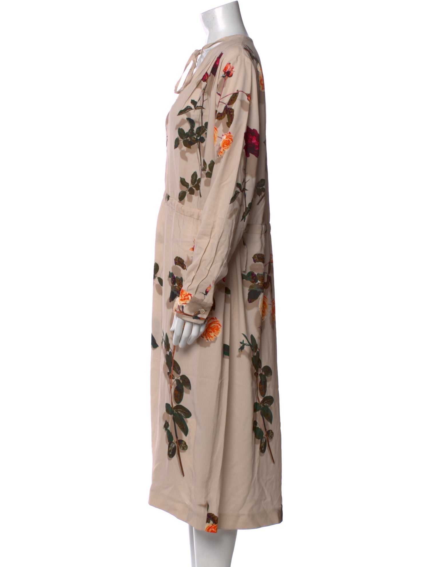 Dries Van Noten Printed Midi Length Dress