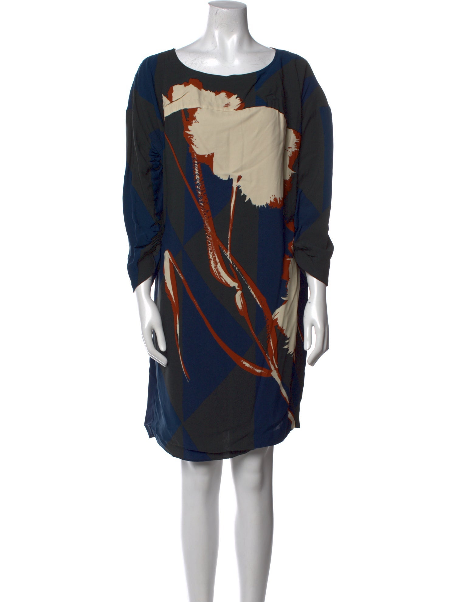 Dries Van Noten Printed Knee-Length Dress