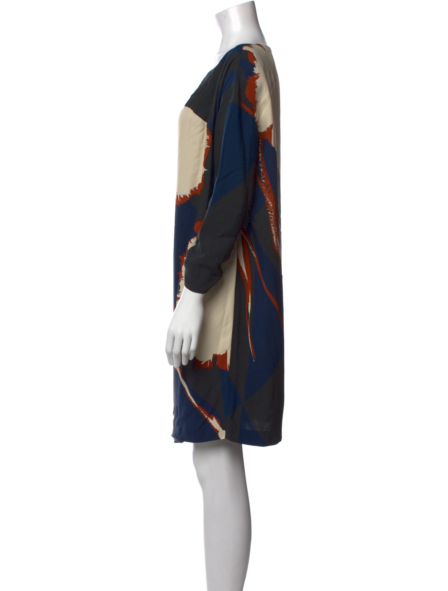Dries Van Noten Printed Knee-Length Dress