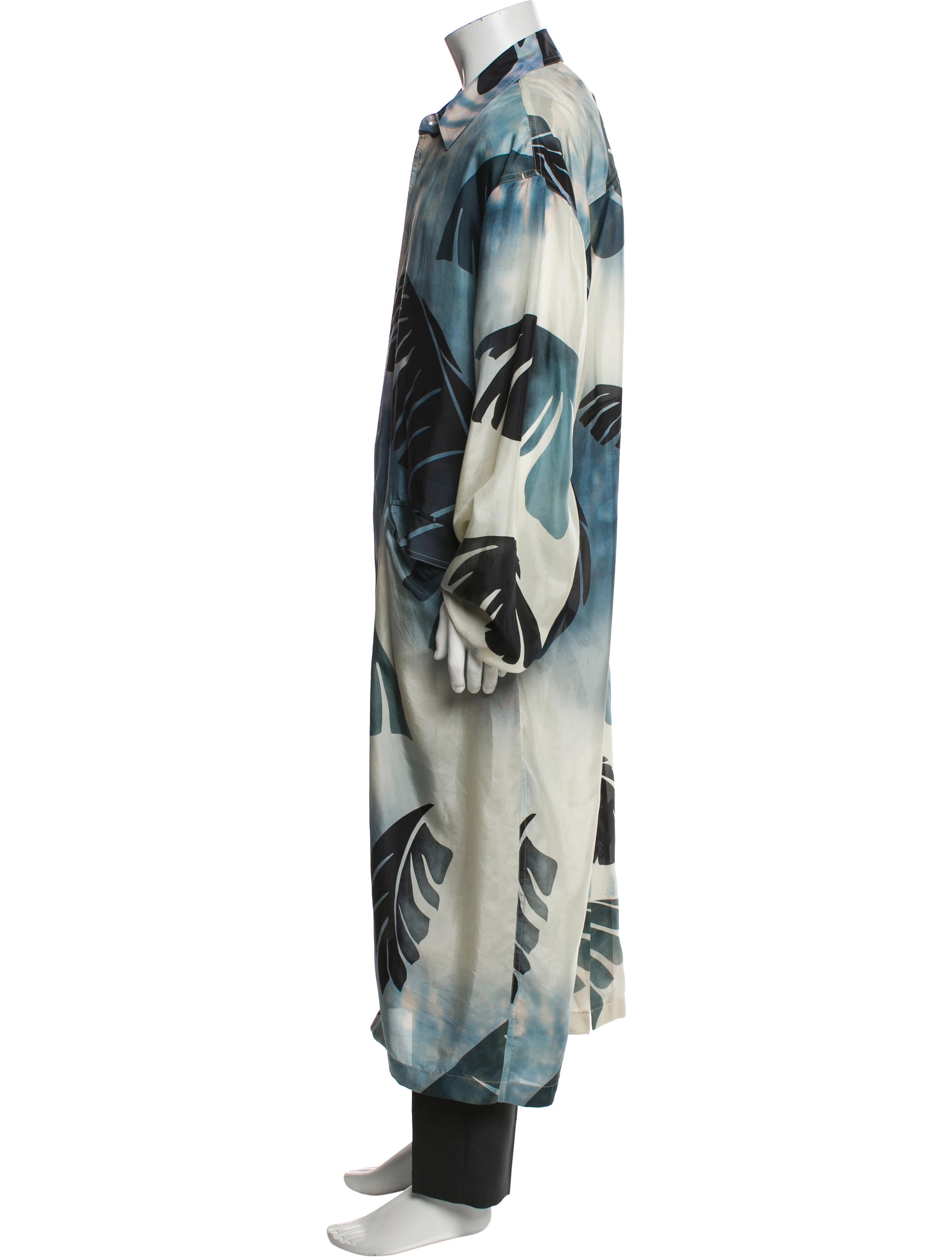 Dries Van Noten Tie-Dye Print Parka