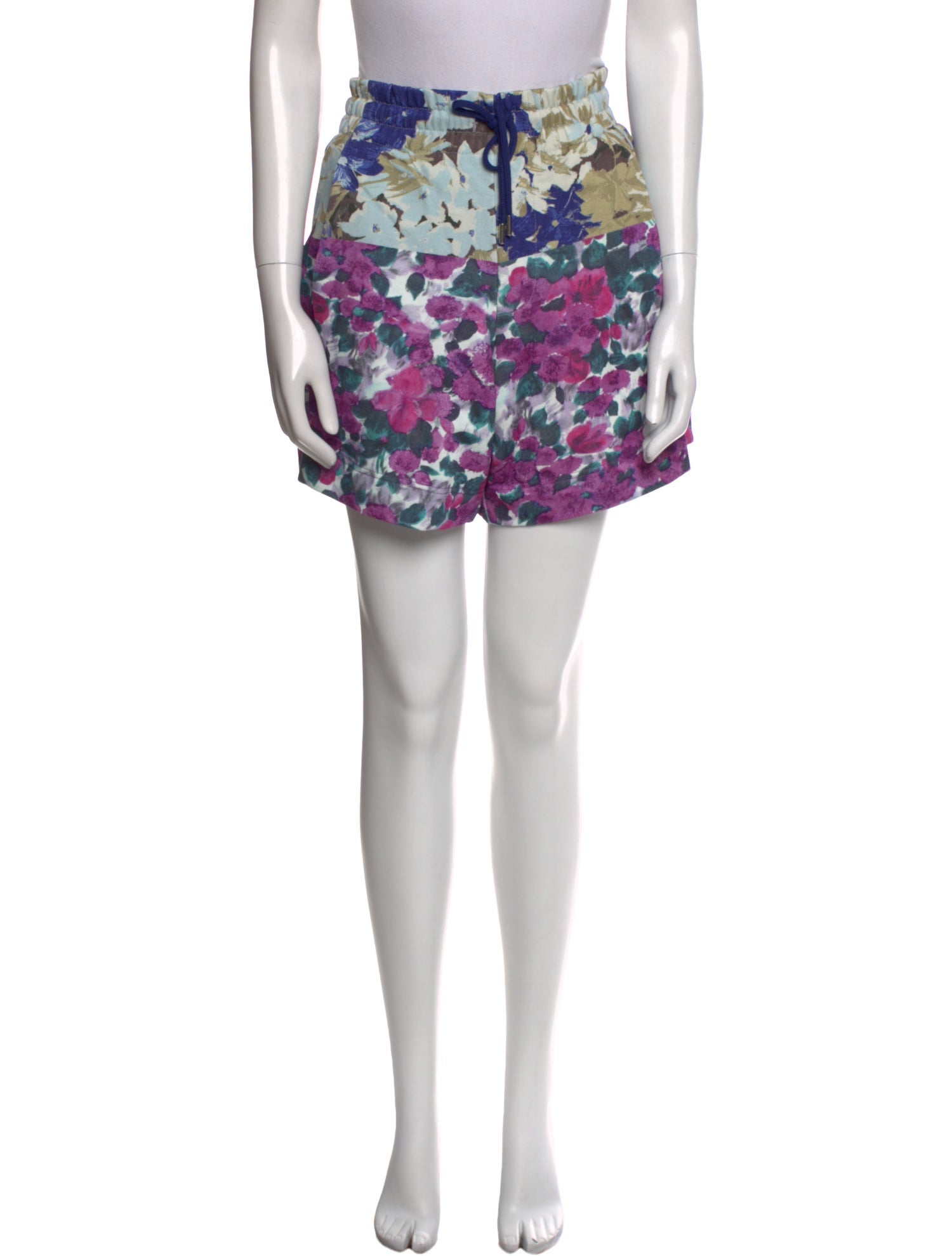Dries Van Noten Floral Print Mini Shorts w/ Tags