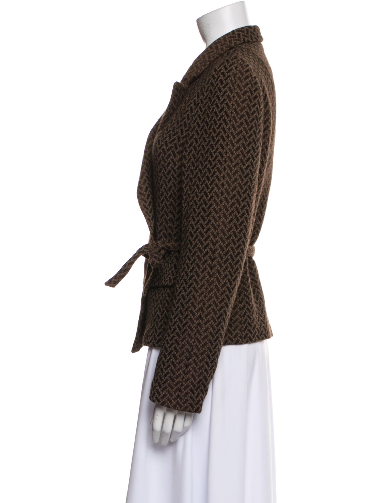 Dries Van Noten Wool Printed Blazer