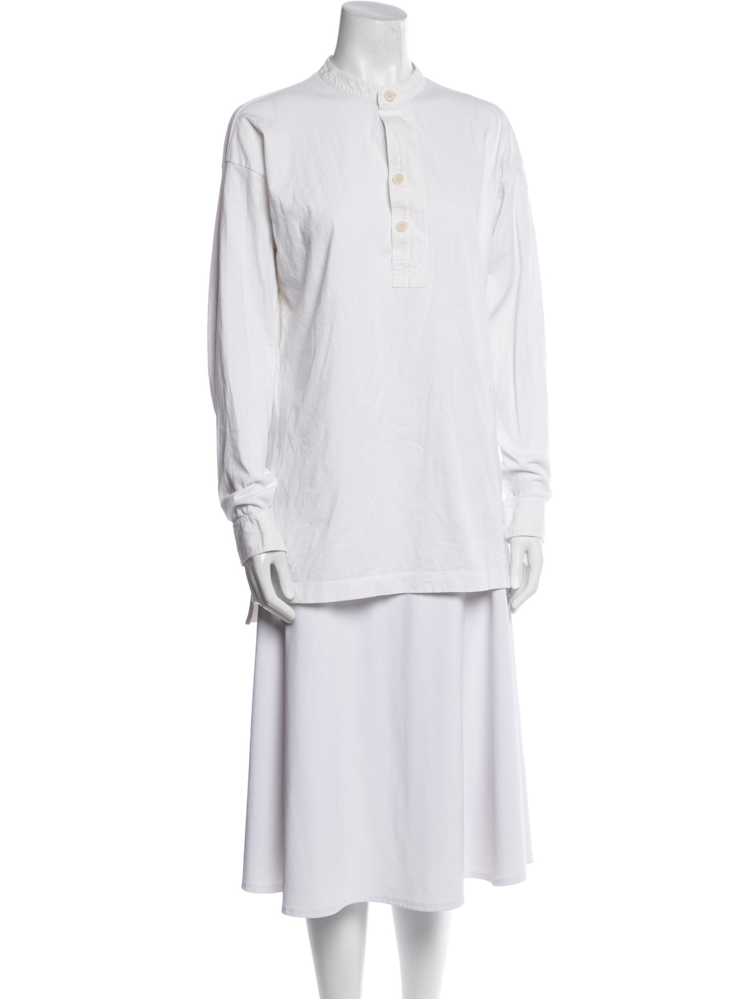 Dries Van Noten V-Neck Long Sleeve Tunic