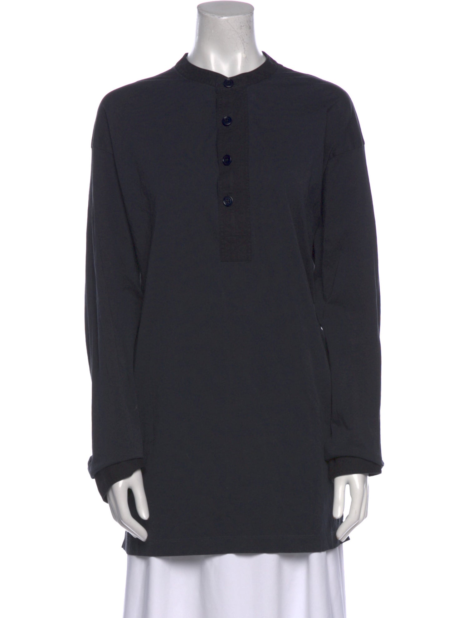 Dries Van Noten Mock Neck Long Sleeve Tunic