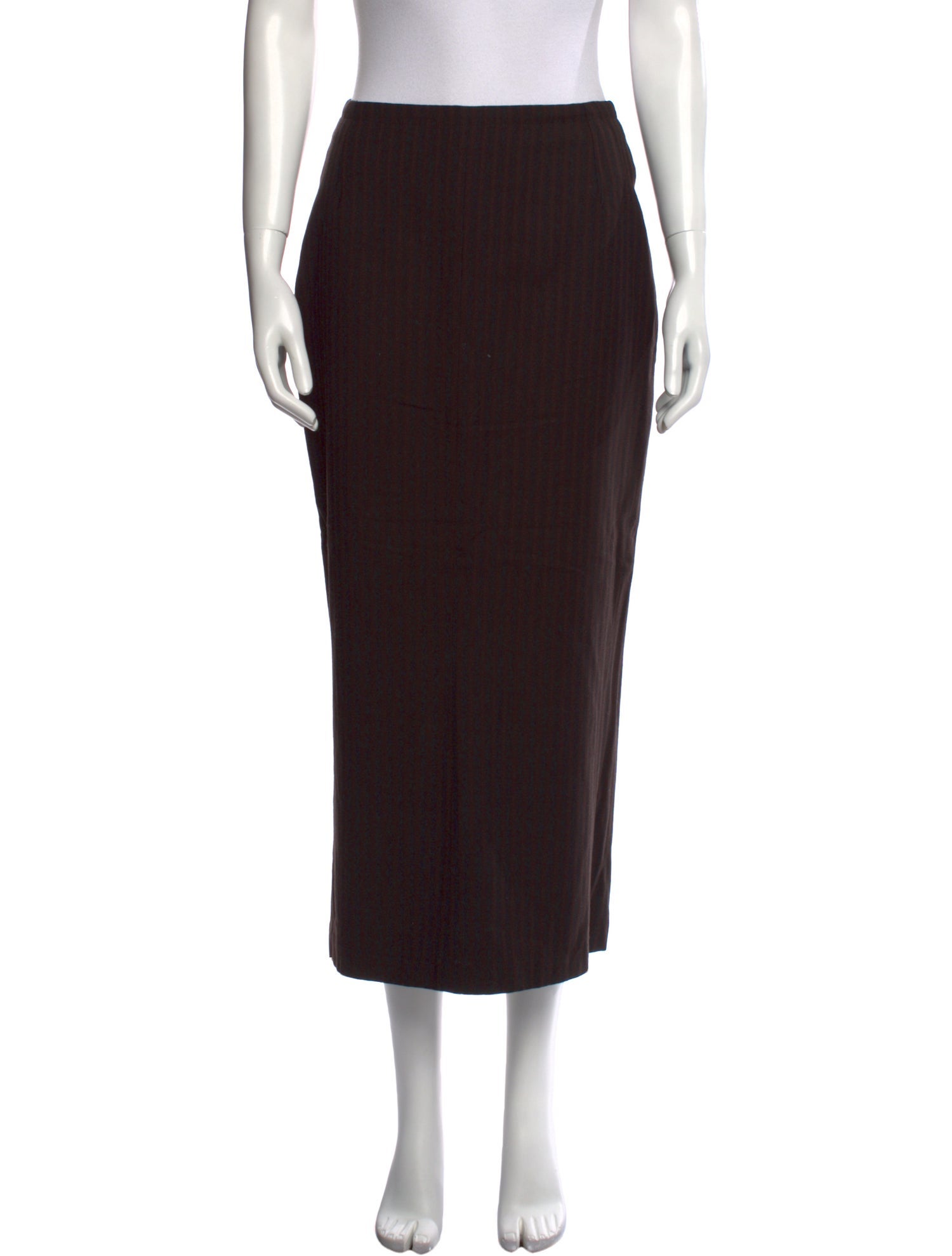 Dries Van Noten Wool Midi Length Skirt