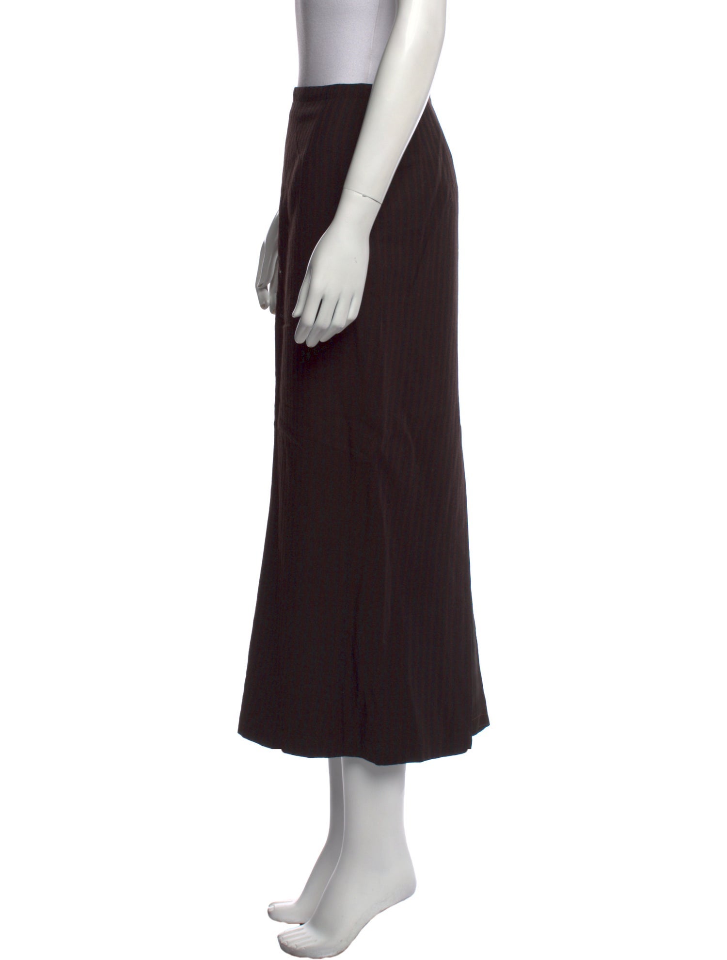 Dries Van Noten Wool Midi Length Skirt