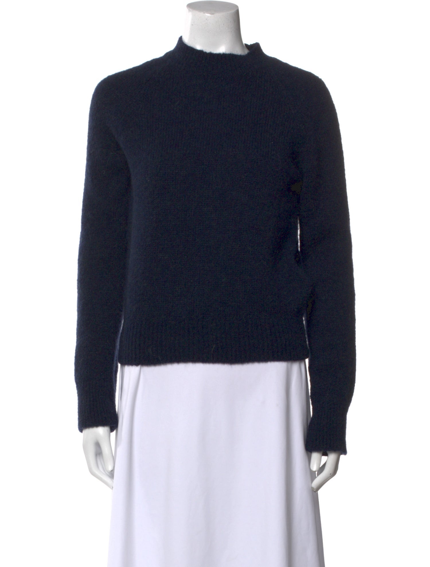 Dries Van Noten Alpaca Mock Neck Sweater