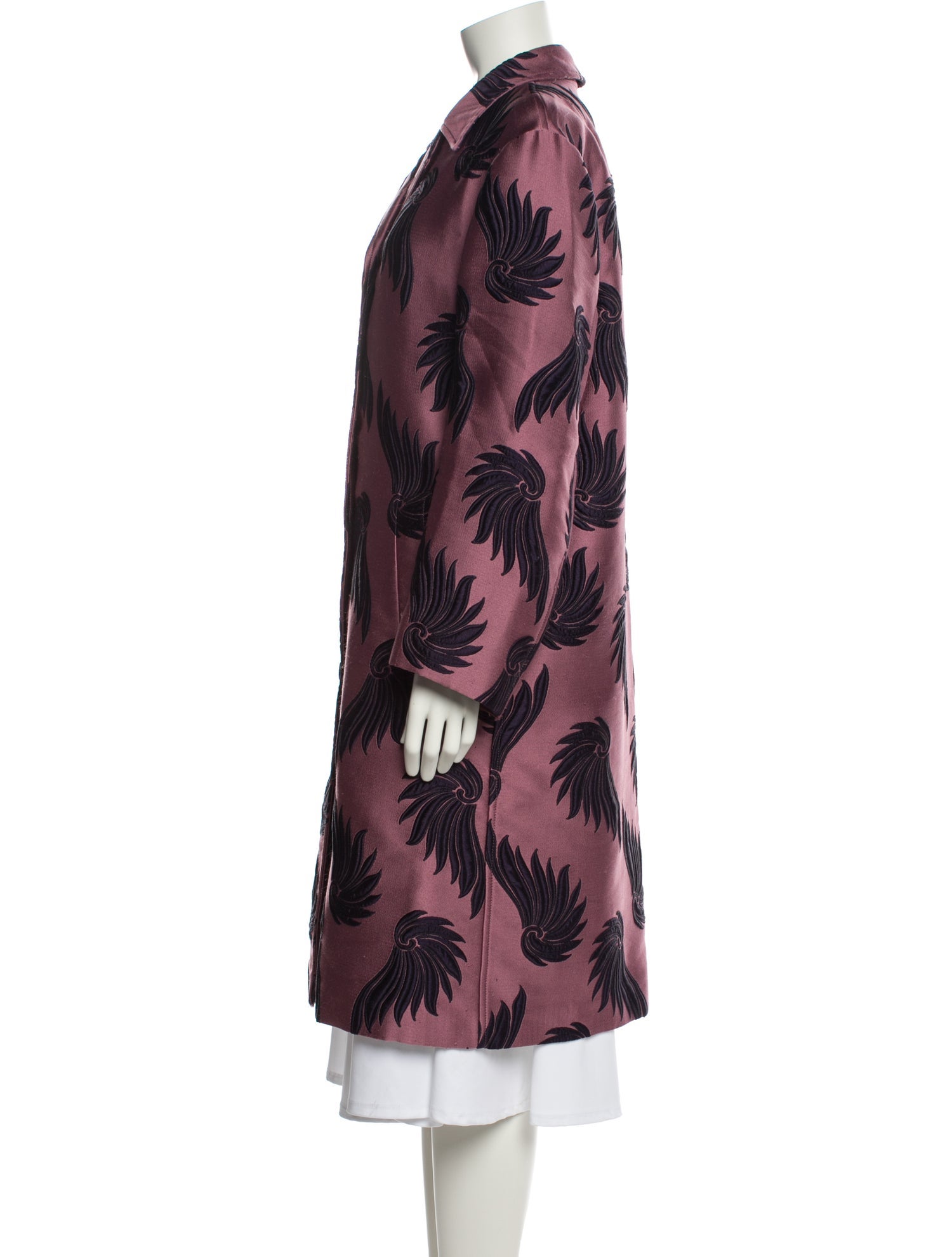 Dries Van Noten Printed Trench Coat