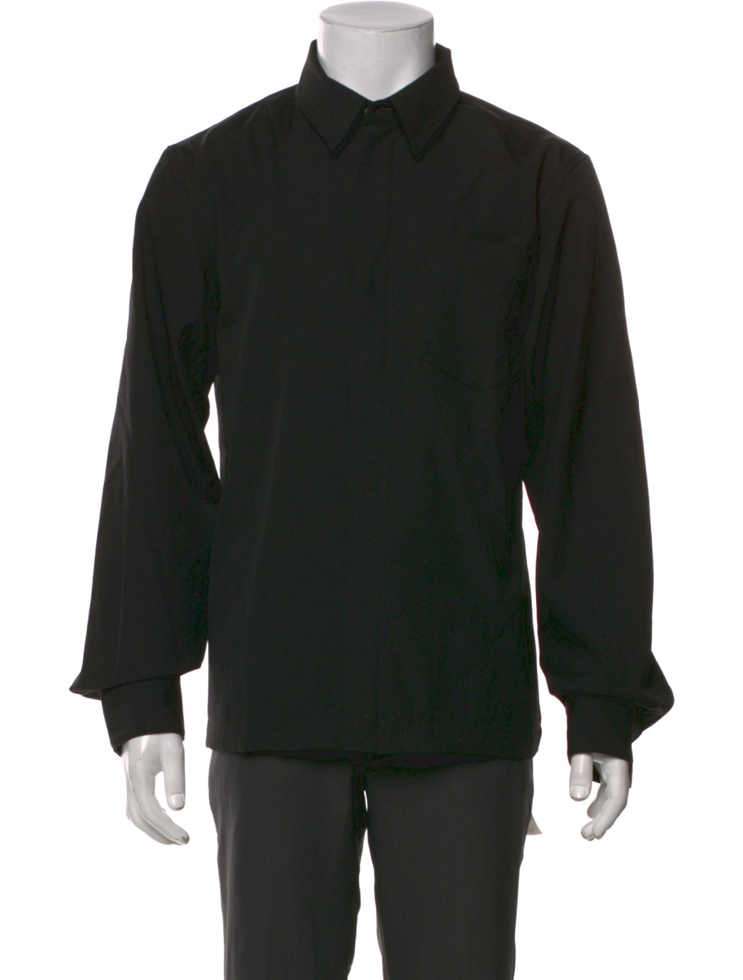 Dries Van Noten Wool Long Sleeve Shirt