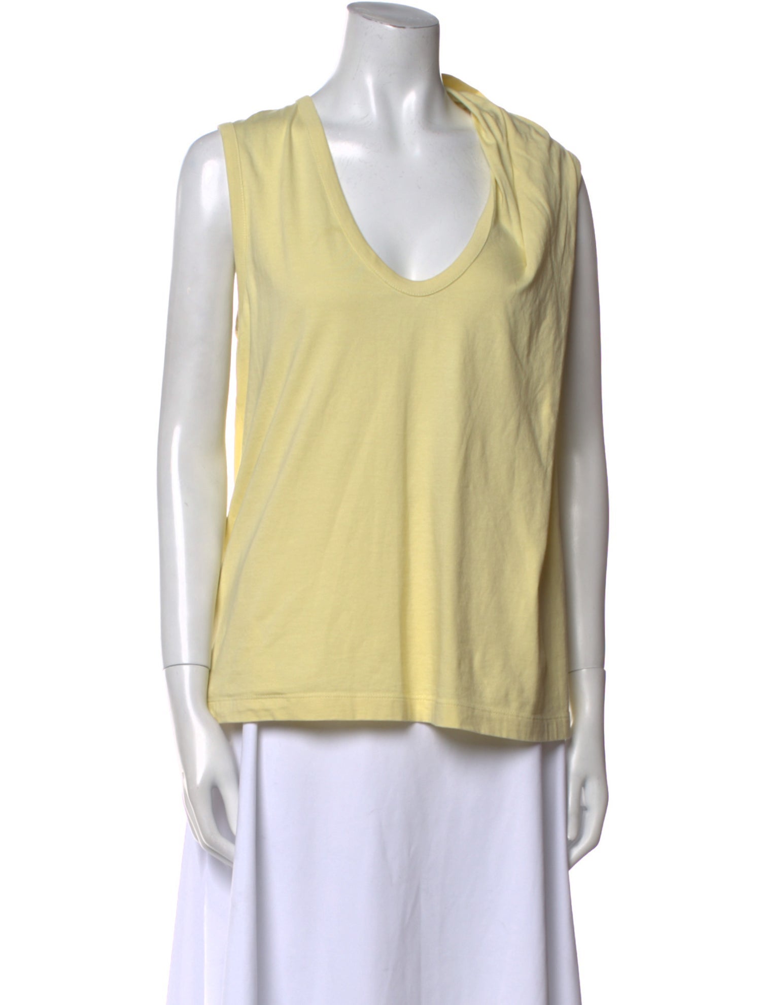 Dries Van Noten Cowl Neck Sleeveless Top