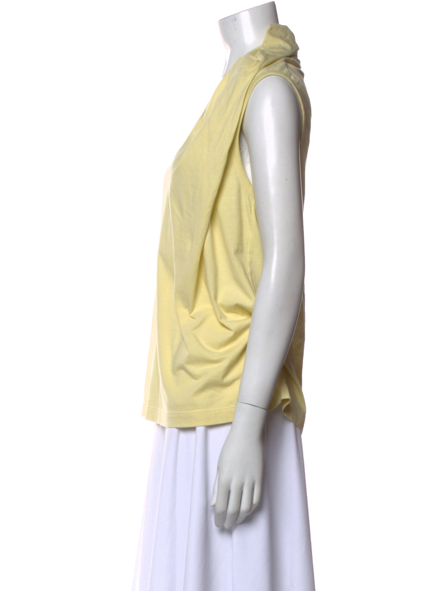Dries Van Noten Cowl Neck Sleeveless Top