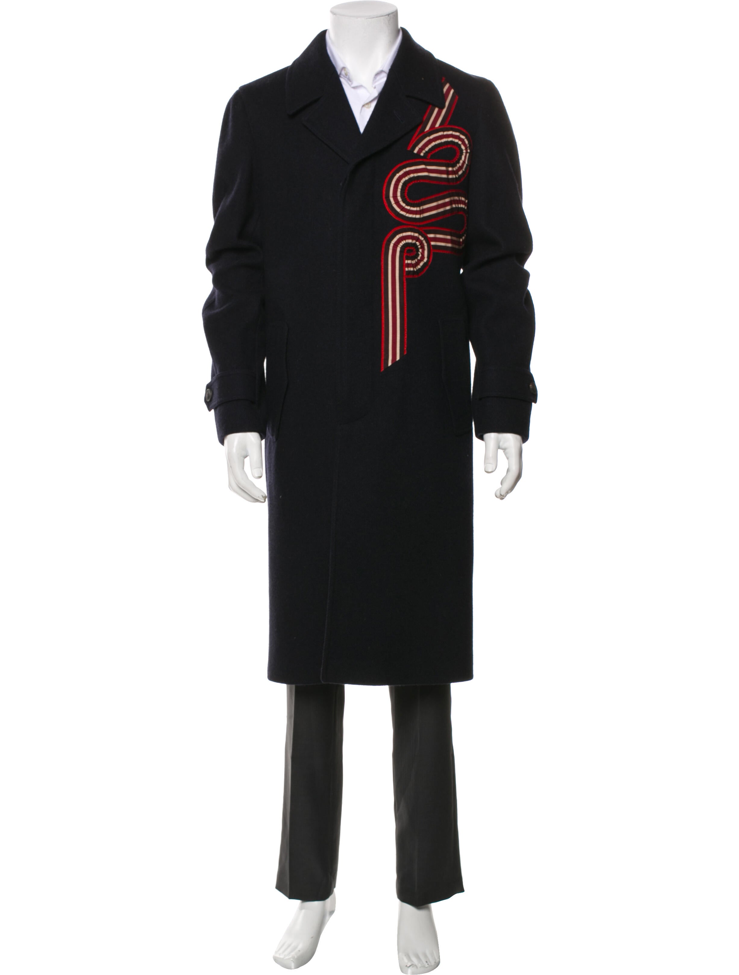 Dries Van Noten Wool Overcoat