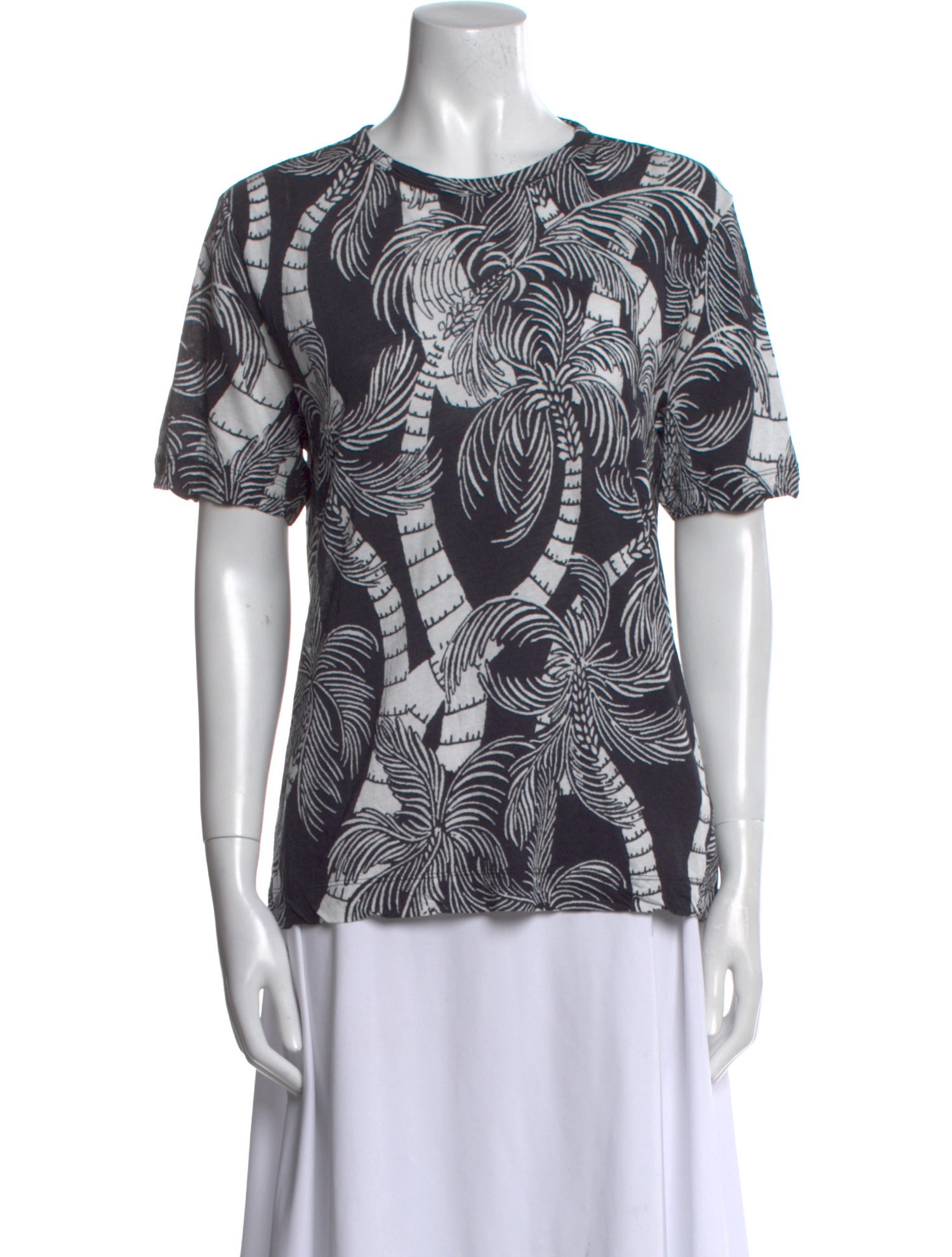 Dries Van Noten Printed Crew Neck T-Shirt