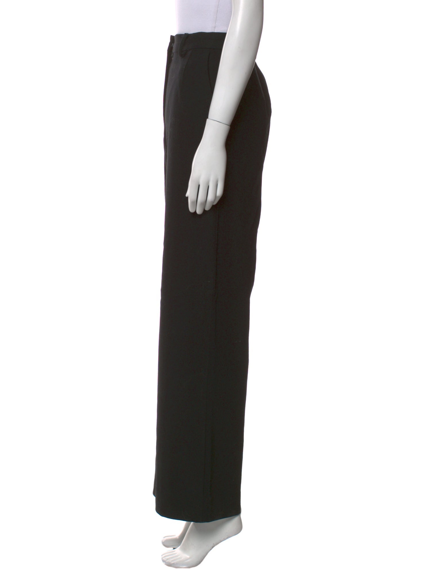 Dries Van Noten Wool Wide Leg Pants