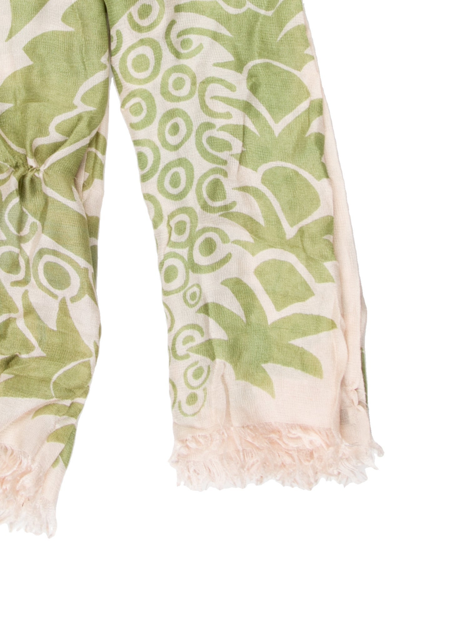 Dries Van Noten Silk Floral Print Scarf