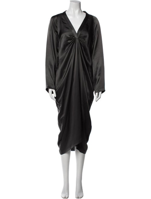 Dries Van Noten V-Neck Long Dress