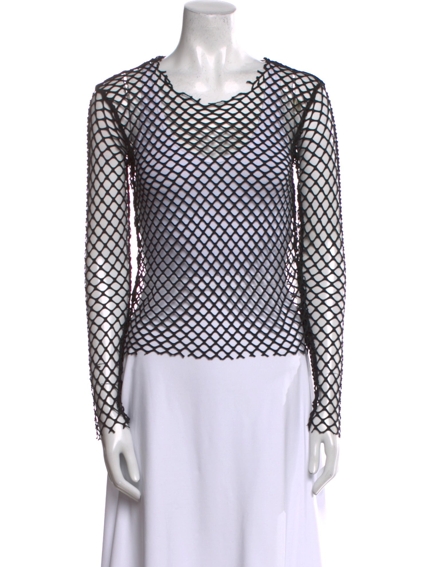 Dries Van Noten Printed Crew Neck Top