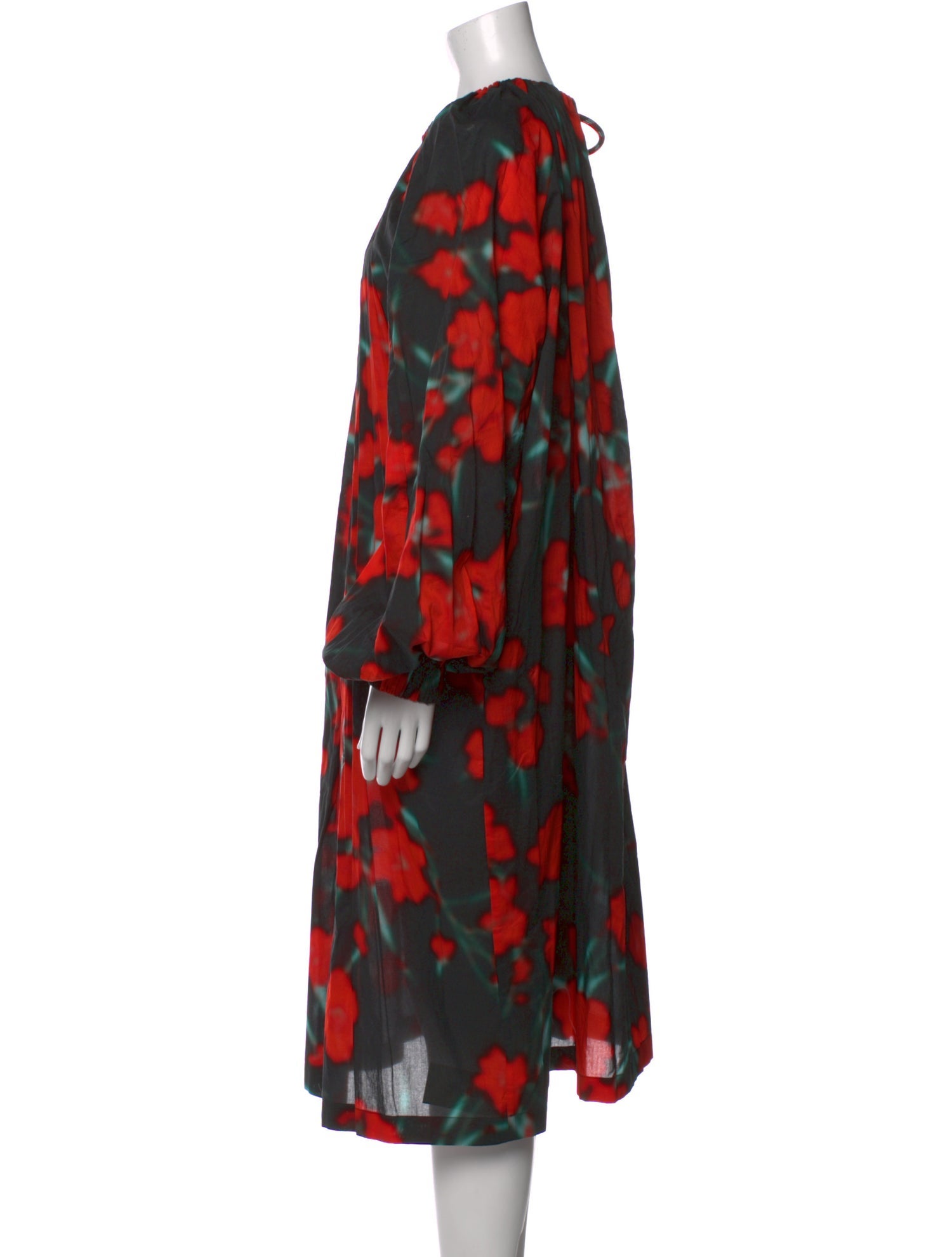 Dries Van Noten Printed Midi Length Dress