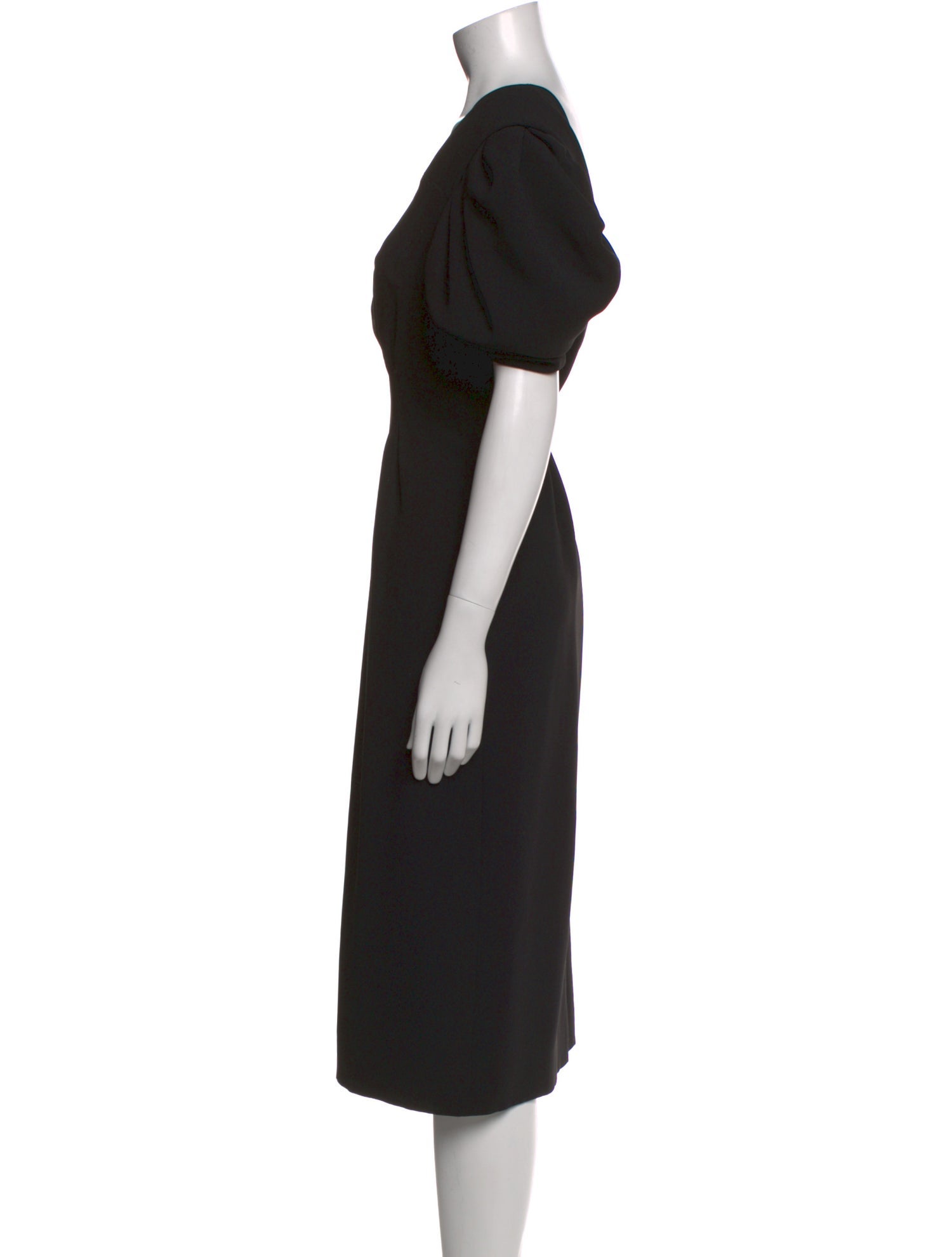 Dries Van Noten Square Neckline Midi Length Dress