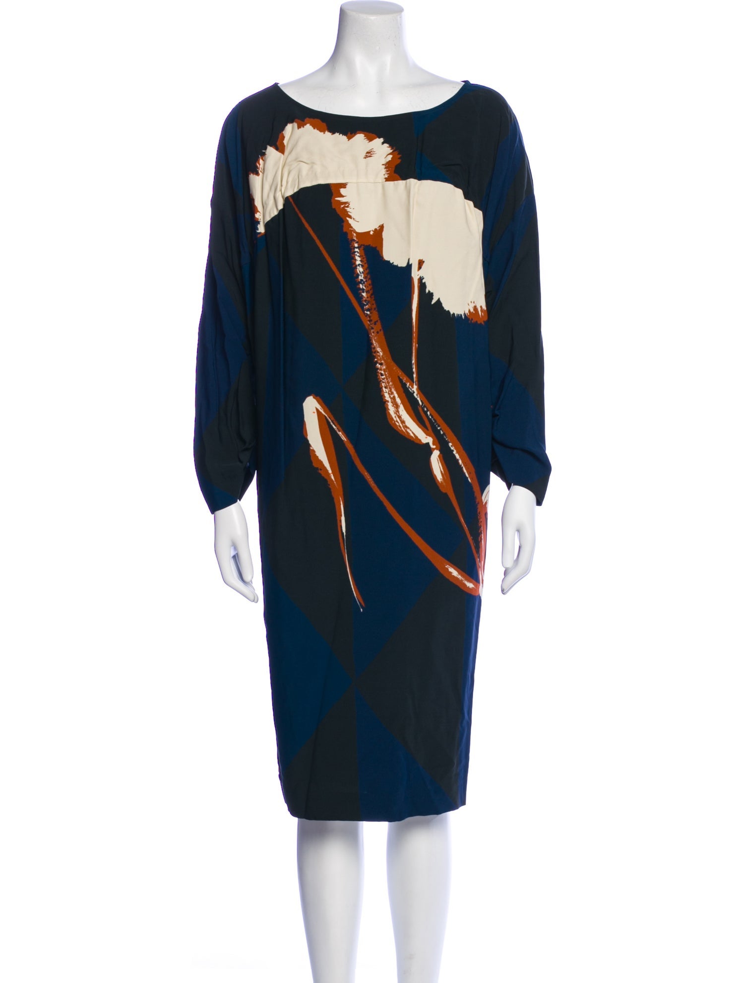 Dries Van Noten Printed Midi Length Dress w/ Tags