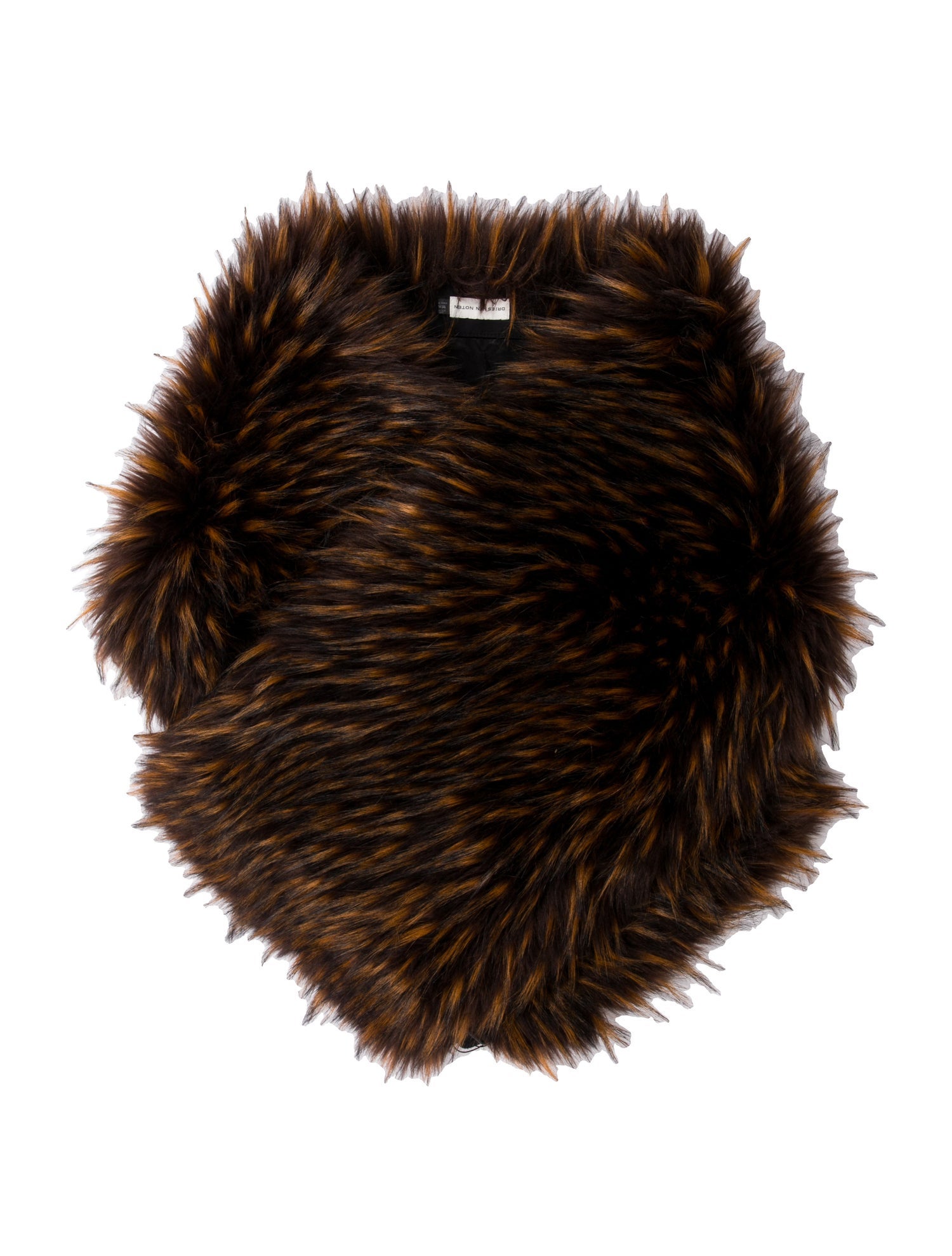 Dries Van Noten Faux Fur Shawl