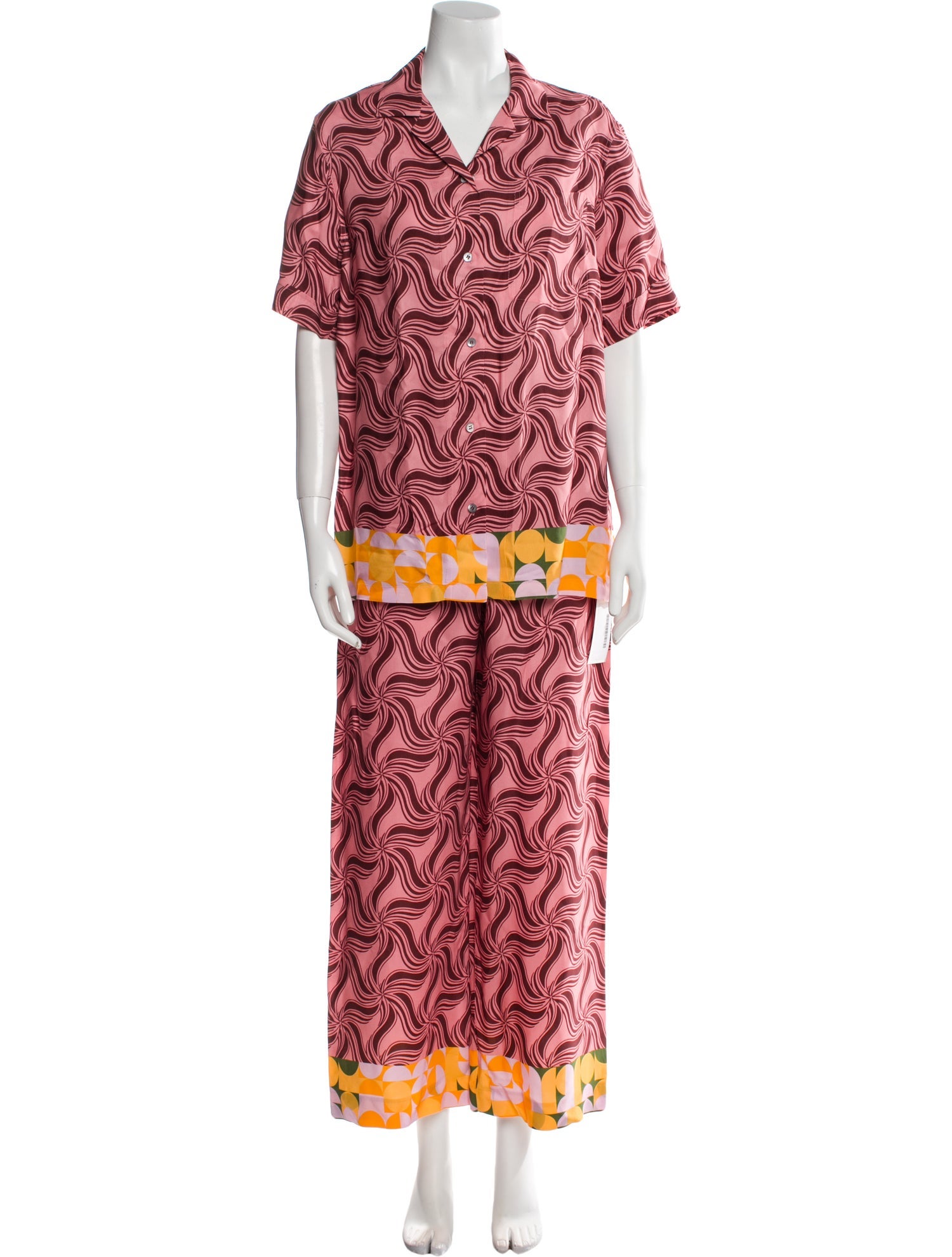 Dries Van Noten Floral Print Pant Set