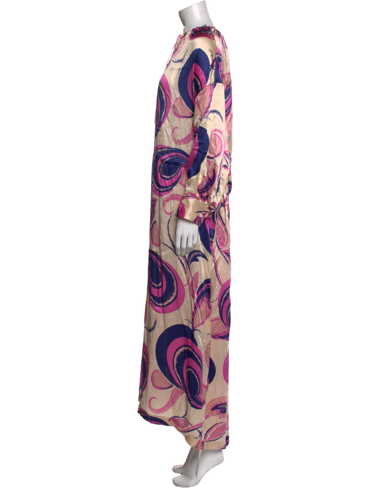 Dries Van Noten Silk Long Dress