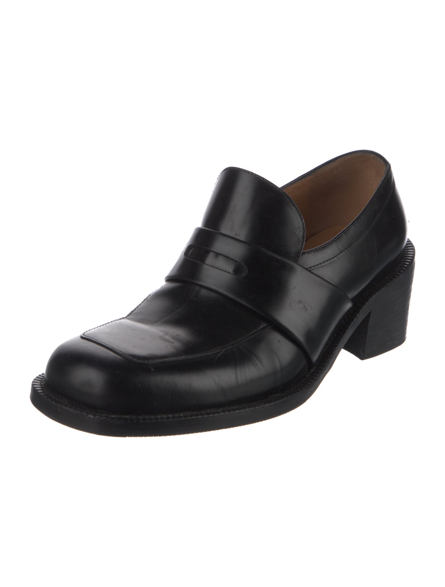 Dries Van Noten Leather Loafers