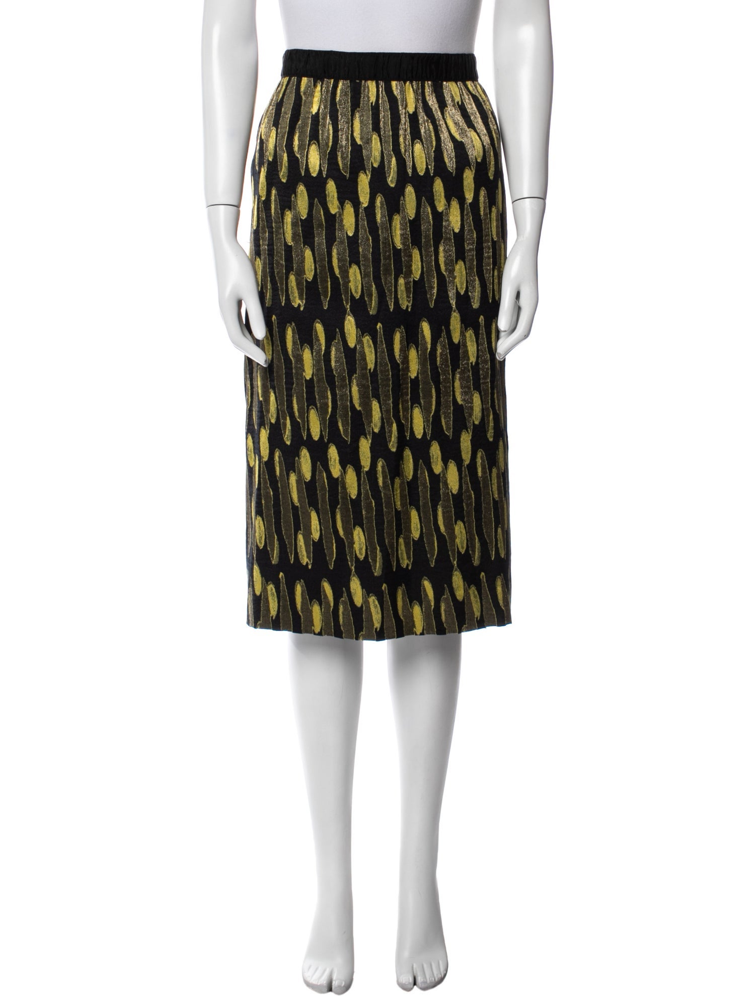 Dries Van Noten Printed Knee-Length Skirt