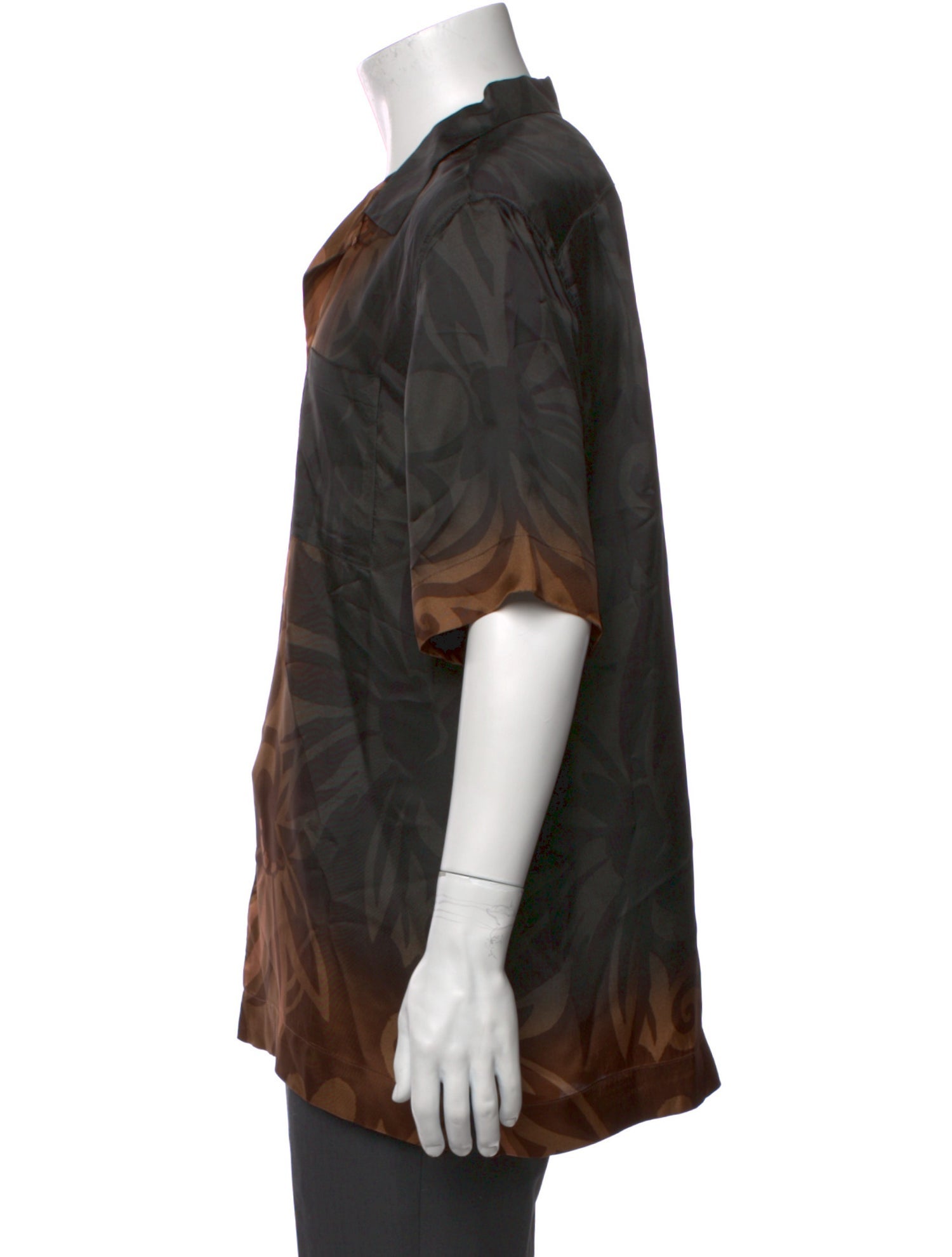 Dries Van Noten Printed Short Sleeve Shirt