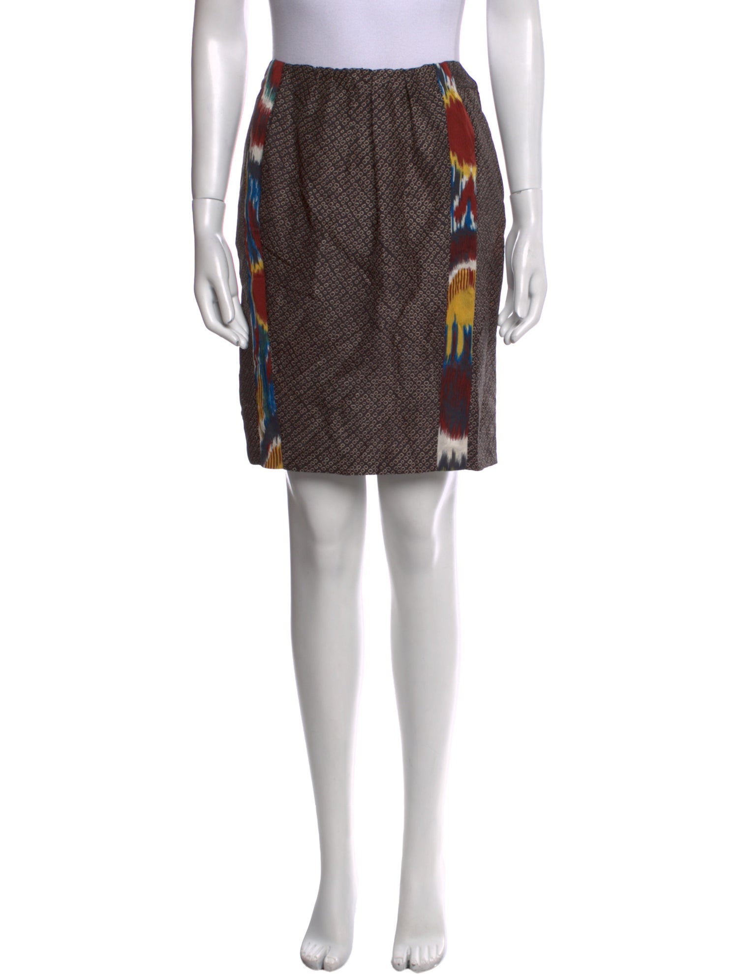Dries Van Noten Silk Mini Skirt