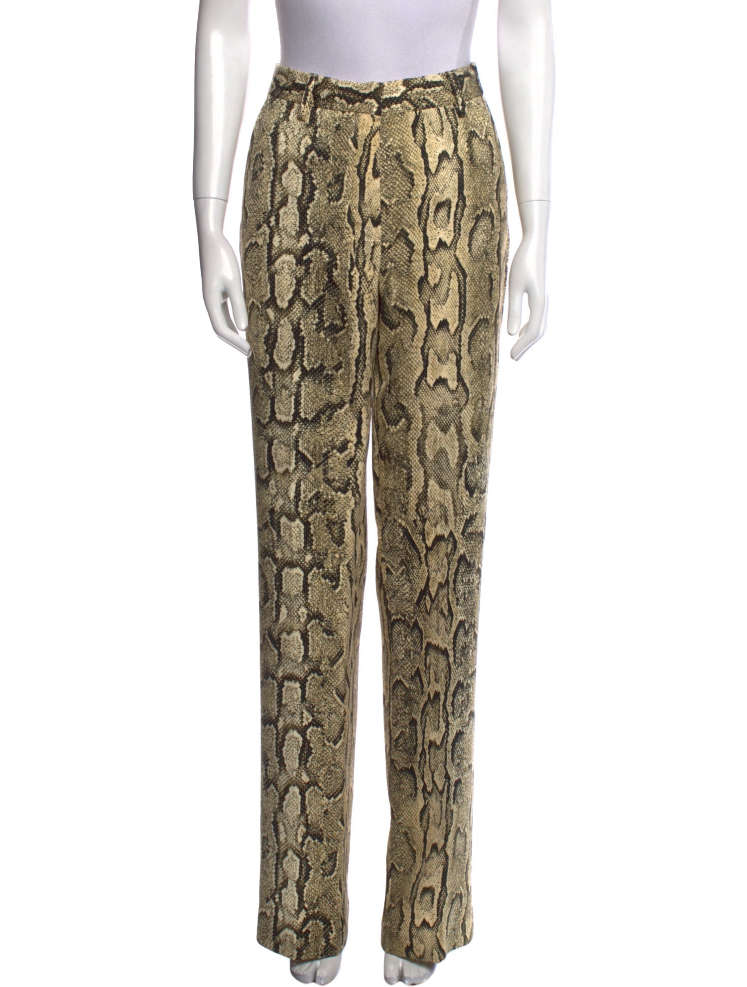 Dries Van Noten Animal Print Straight Leg Pants w/ Tags