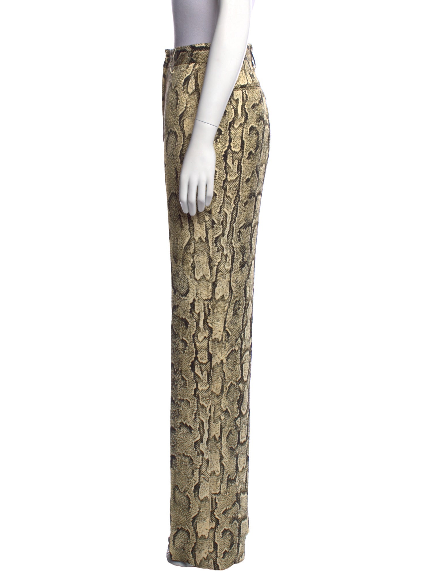 Dries Van Noten Animal Print Straight Leg Pants w/ Tags