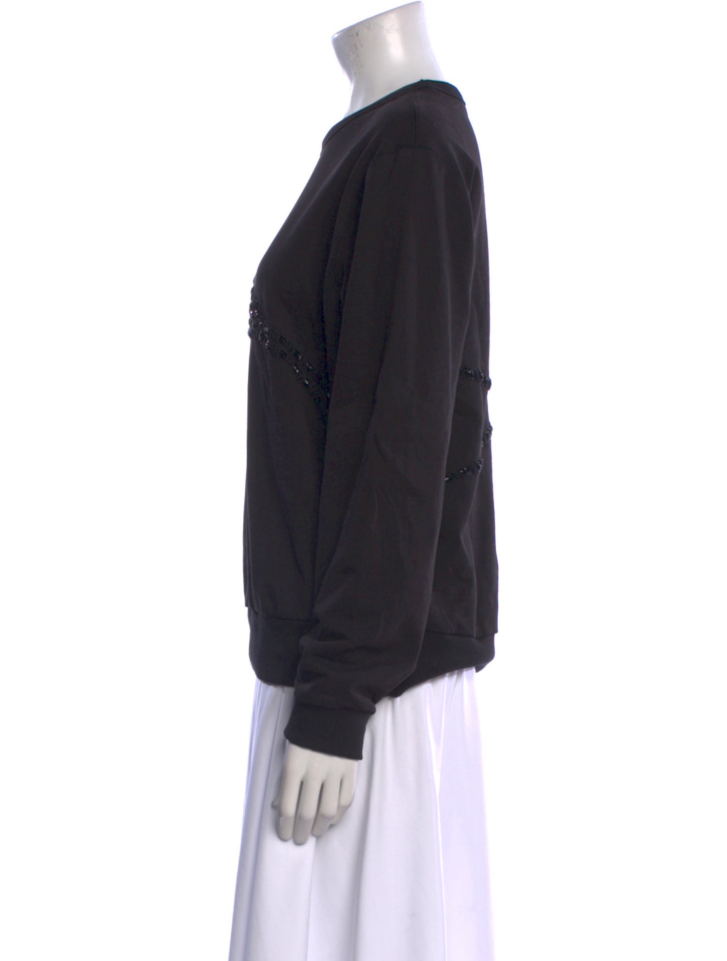 Dries Van Noten Crew Neck Long Sleeve Sweatshirt