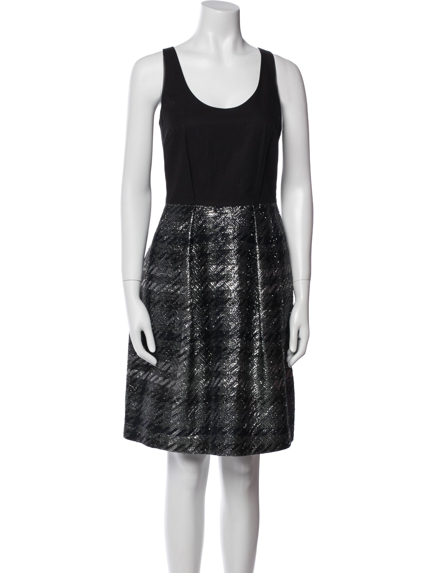 Dries Van Noten Scoop Neck Knee-Length Dress