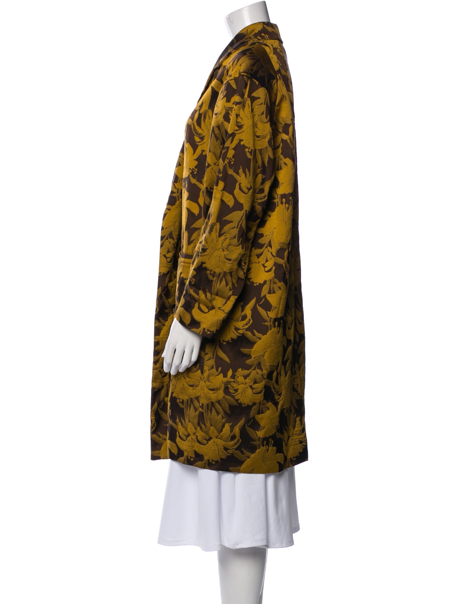 Dries Van Noten Printed Coat