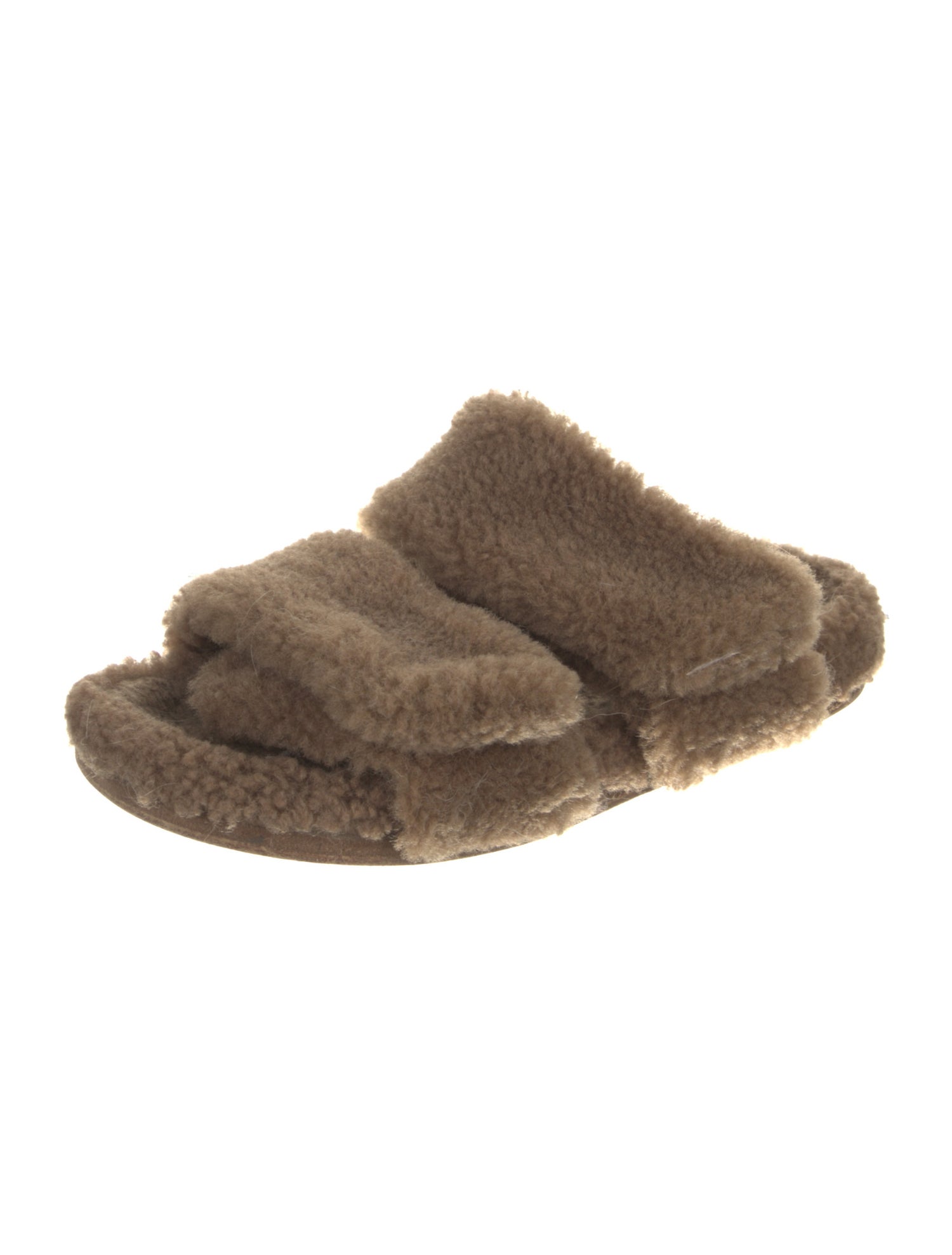 Dries Van Noten Shearling Animal Print Espadrilles